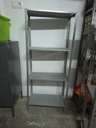 Estantería Metálica Ikea Plata 4 Niveles hyllis