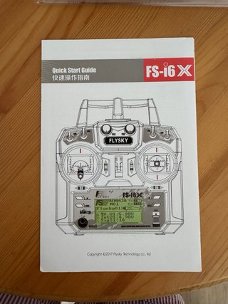 Mando Drone Flysky FS-i6x