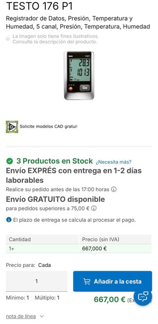 Testo 175T3 Data Logger