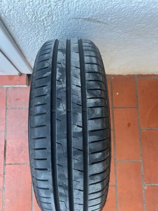 2 ruedas completas peugeot 206 neumaticos al 80%