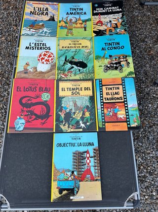 Colección comics Las aventuras de Tintín - Catalán
