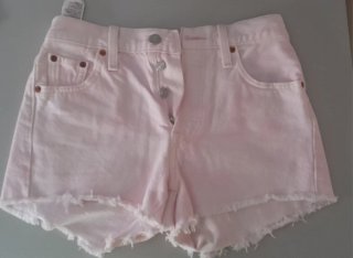 Pantalón corto vaquero Levi's rosa palo