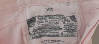 Pantalón corto vaquero Levi's rosa palo