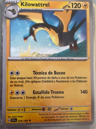 8 Cartas Pokémon Eléctricas