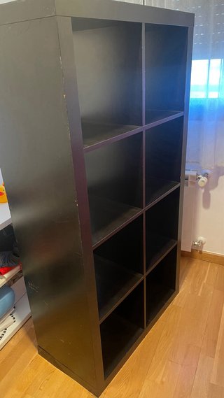 Lote 2 Estanterías IKEA EXPEDIT/KALLAX Negra