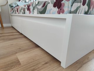 Estructura de cama Malm Ikea 180x200 con 4 cajones
