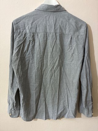 Camisa Springfield M Gris Manga Larga Hombre