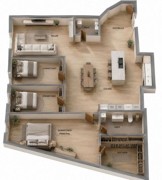 Piso en venta en Juan Carlos I en Murcia