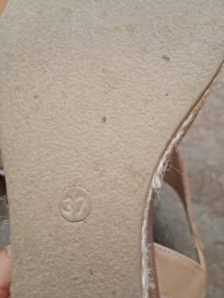 Sandali Donna Soft Zeppa Beige/Oro