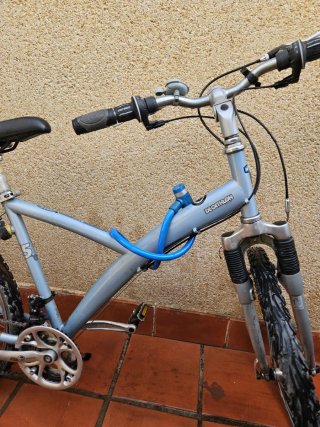 Bicicleta Decathlon Gris