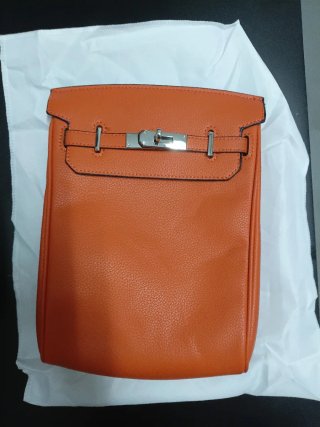 Bolso estilo Hermes naranja