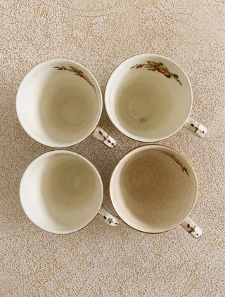 Grindley England Juego trios tazas y plato tarta