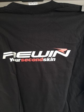 T-shirt REWIN Moto Racing Nera