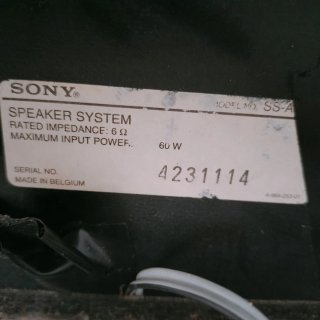 Altavoces Sony Vintage 60W año 1994