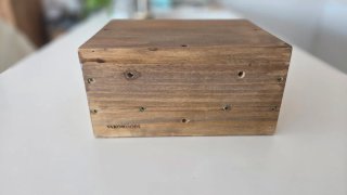 Soporte de madera para bicicleta