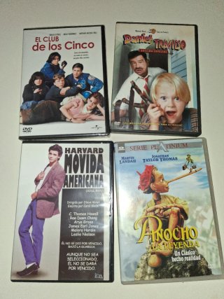 Lote 4 DVDs: Comedia y Familia
