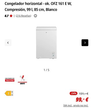 Arcón Congelador OK