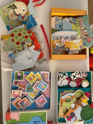 Lote de juegos infantiles Goula y Educa