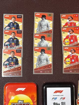Pack cromos EXCLUSIVE Lata Turbo Attax F1 2026