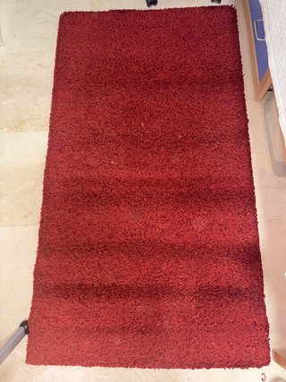 Alfombra Ikea Roja
