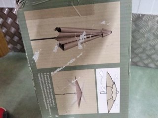 Sombrilla Parasol Jardín 2.94m x 3.75m