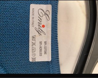 Cardigan maniche corte Emily blu