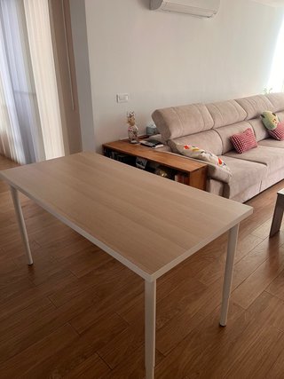 Escritorio IKEA LINNMON color roble