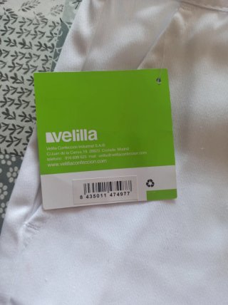 Pantalones de trabajo Velilla blancos sin estrenar
