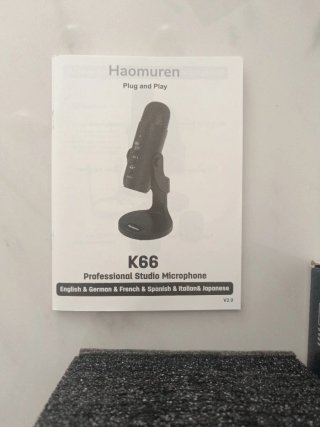 Micrófono Profesional Haomuren Studio totalmente