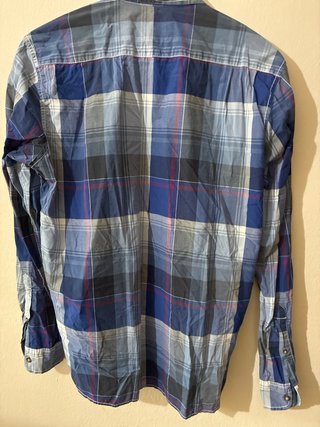 Camisa H&M cuadros hombre manga larga Talla M
