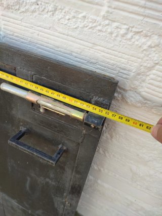 Hoja de puerta de hierro