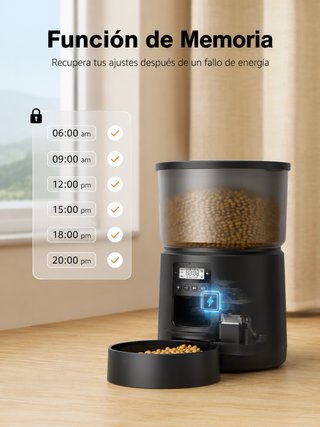 Comedero Gato Automático BEMOONY 3L