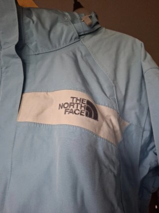 Cortavientos The North Face Azul Blanco