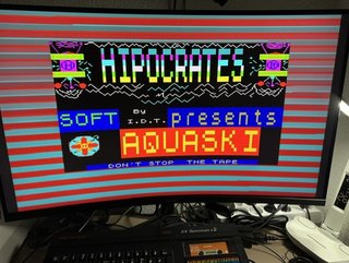 Aguaski - Juego Sinclair ZX Spectrum 48K