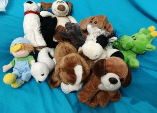 Lote peluches varios para niños