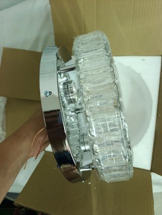 Lámpara LED Decorativa Plateada