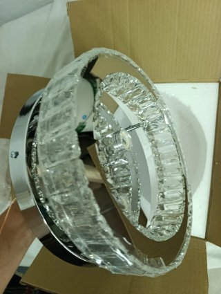 Lámpara LED Decorativa Plateada