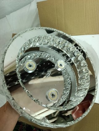 Lámpara LED Decorativa Plateada