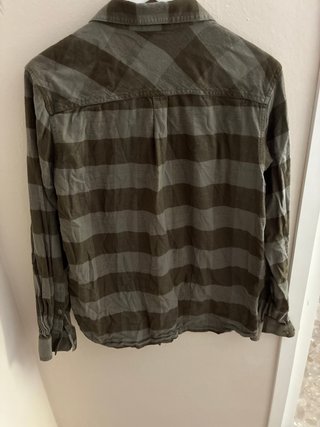 Camisa Columbia a rayas verde talla L