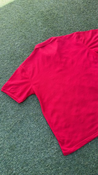 Polo Lacoste Rojo Hombre Talla 7 L