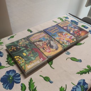 Lote 4 Películas VHS Walt Disney en Francès