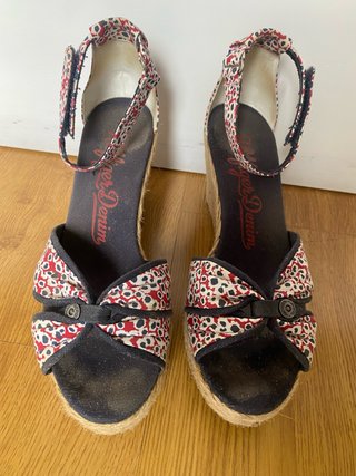 Sandalias cuña Tommy Hilfiger esparto