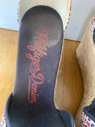 Sandalias cuña Tommy Hilfiger esparto