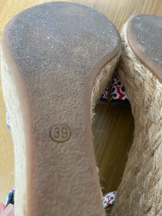 Sandalias cuña Tommy Hilfiger esparto