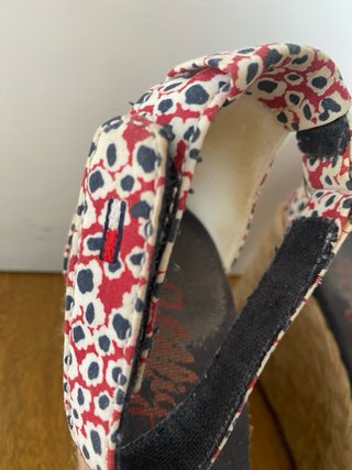 Sandalias cuña Tommy Hilfiger esparto