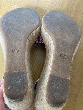 Sandalias cuña Tommy Hilfiger esparto