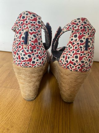 Sandalias cuña Tommy Hilfiger esparto