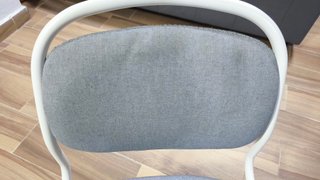 Silla giratoria IKEA ÖRFJÄLL blanca y gris
