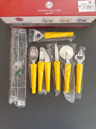 Set 6 Accesorios Cocina Natural Selection