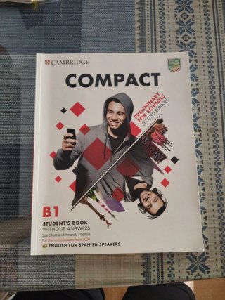 Libro Compact, preliminar y for school 2° ed. B1